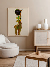 Egon Schiele Ayçiçeği - Art Print